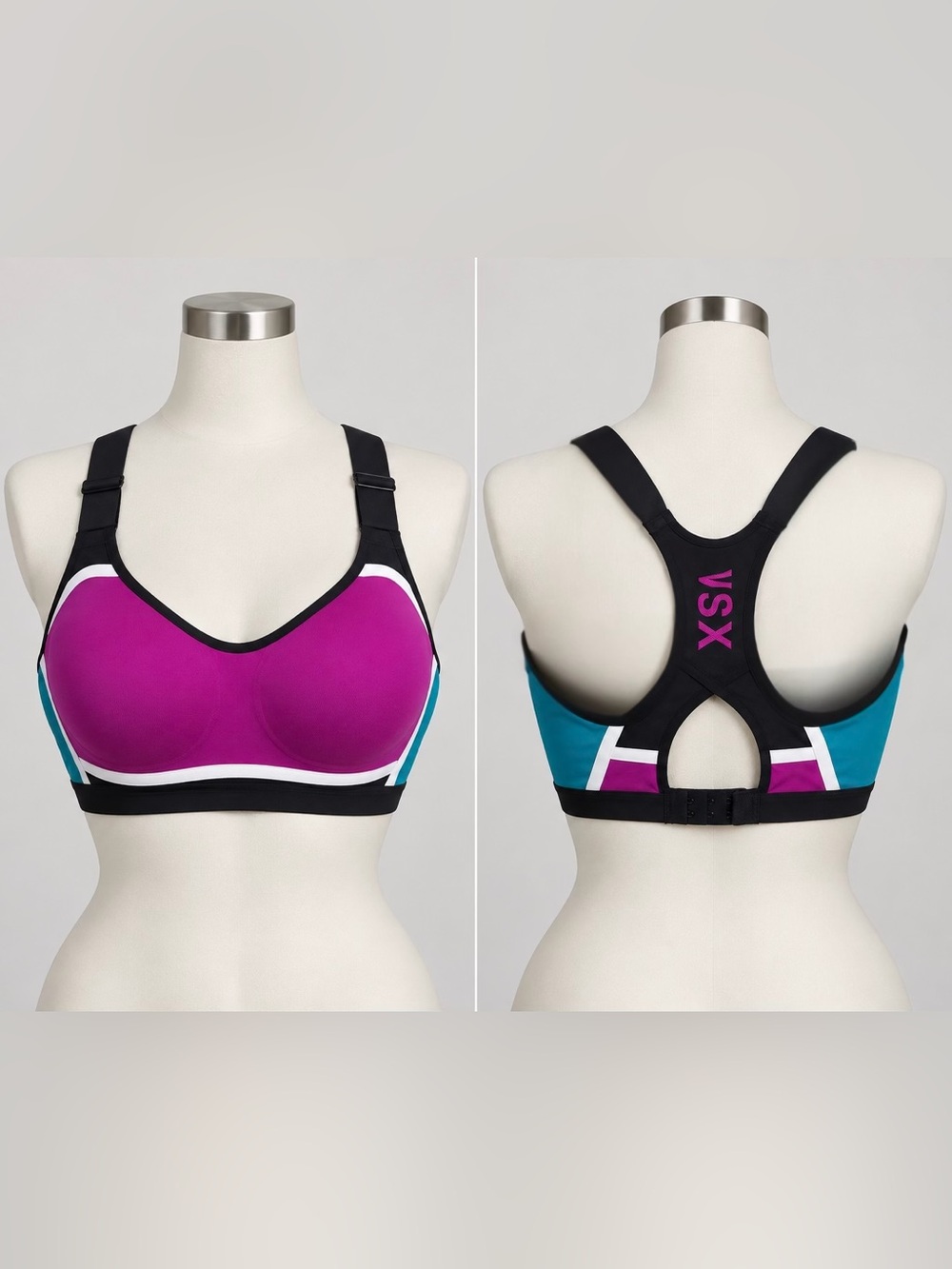 Victoria's Secret VSX Colorblock High Support Sports Bra 36 DD
